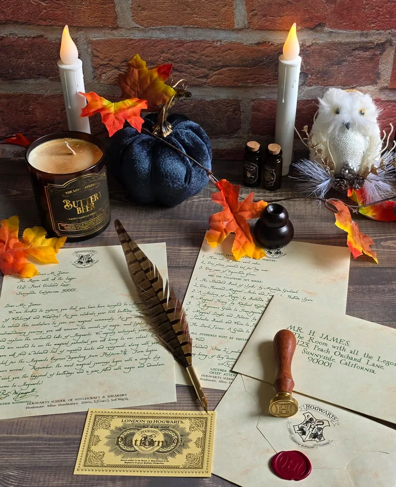 Classic Personalized Wizard School Acceptance Letter